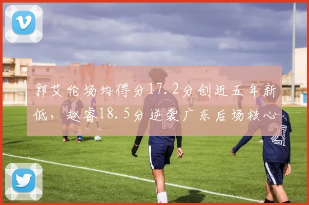 郭艾伦场均得分17.2分创近五年新低,赵睿18.5分逆袭广东后场核心